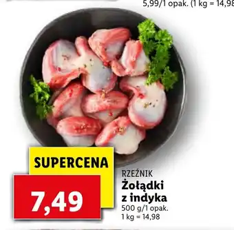 Lidl Żołądki z indyka 500g oferta