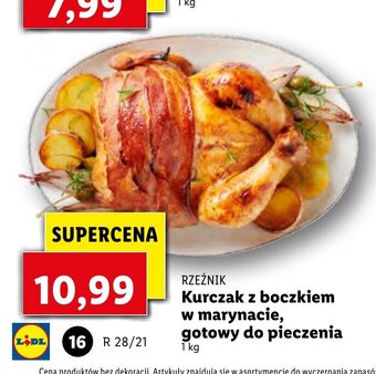 Lidl Kurczak z boczkiem w marynacie gotowy do pieczenia 1kg oferta