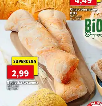 Lidl Bagietka korzenna 340g oferta