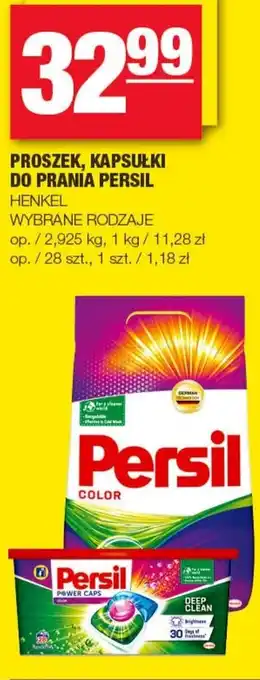 Spar HENKEL PROSZEK , KAPSUKI DO PRANIA PERSIL WYBRANE RODZAJE op./2,925kg oferta