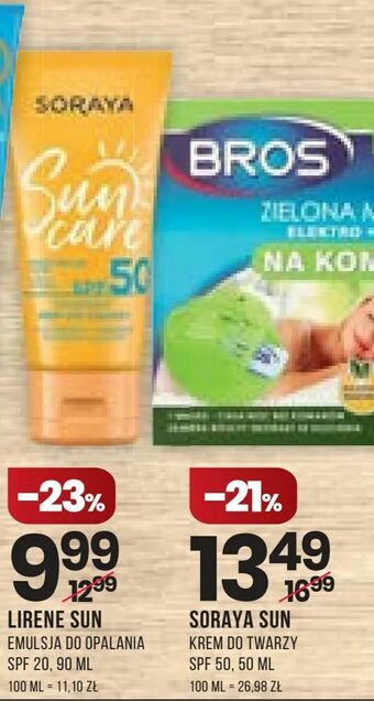 Drogerie Natura Soraya sun oferta