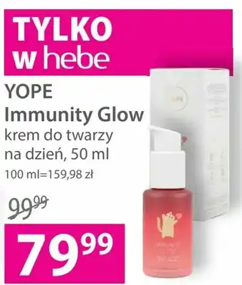 Hebe YOPE Immunity Glow oferta