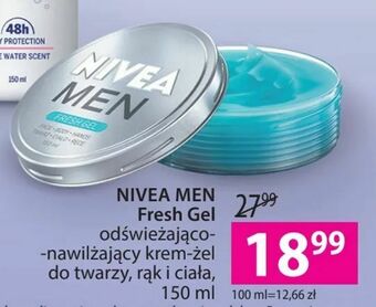 Hebe NIVEA MEN Fresh Gel oferta