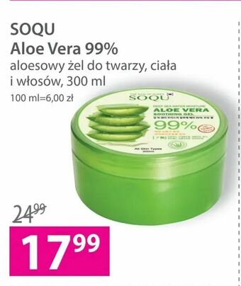 Hebe SOQU Aloe Vera 99% oferta