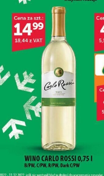 Wino Carlo rossi 0,75l