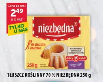 Niezbędna Tłuszcz roślinny 70% 250g