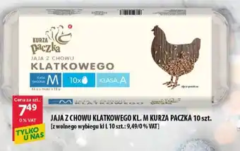 Eurocash Kurza paczka Jaja z chowu klatkowego kl.m 10szt oferta