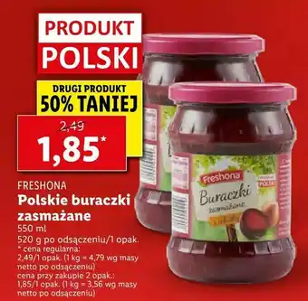 Lidl Polskie buraczki zasmażane oferta