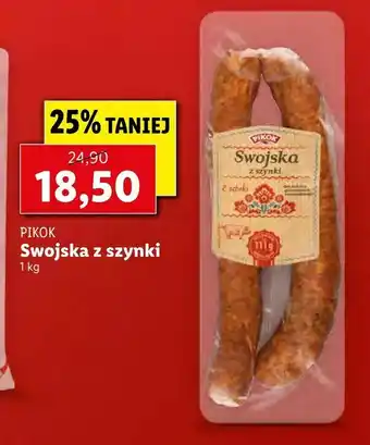 Lidl Swojska z szynki oferta