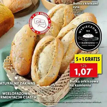 Lidl Bułka orkiszowa na kamieniu oferta