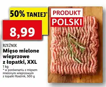 Lidl Mięso mielone wieprzowe z łopatki, XXL oferta