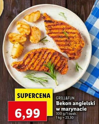 Lidl Bekon angielski w marynacie oferta