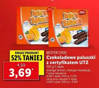 Lidl Czekoladowe paluszki z certyfikatem UTZ oferta