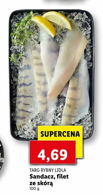 Lidl Sandacz, filet ze skórą oferta
