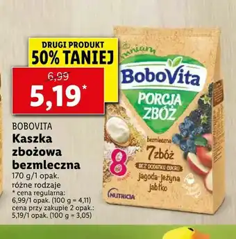 Lidl Kaszka zbożowa bezmleczna oferta