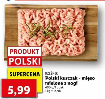 Lidl Polski kurczak - mięso mielone z nogi oferta