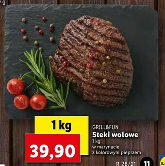 Lidl Steki wołowe oferta