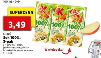 Lidl Sok 100%, 3-pak oferta