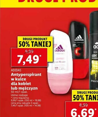 Lidl Antyperspirant w kulce dla kobiet lub mężczyzn oferta