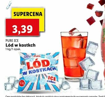 Lidl Lód w kostkch oferta