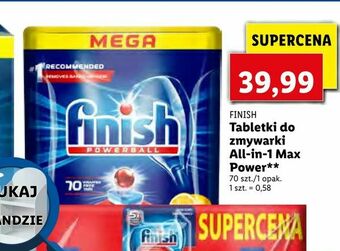 Lidl Tabletki do zmywarki All-in-1 Max Power oferta