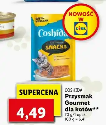 Lidl Przysmak Gourmet dla kotów** oferta