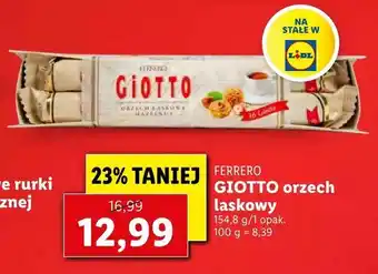 Lidl GIOTTO orzech laskowy oferta