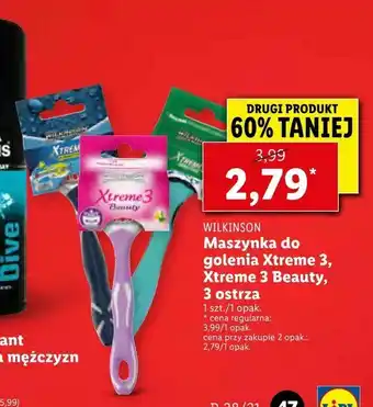 Lidl Maszynka do golenia Xtreme 3, Xtreme 3 Beauty, 3 ostrza oferta