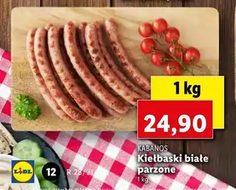 Lidl Kiełbaski białe parzone oferta