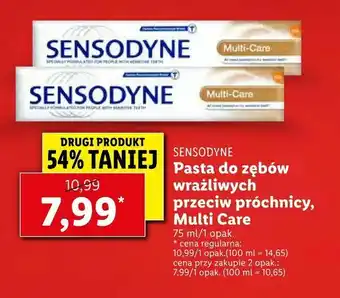 Lidl Pasta do zębów wrażliwych przeciw próchnicy, Multi Care oferta