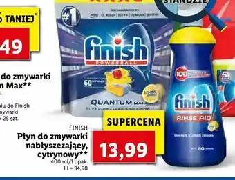 Lidl Płyn do zmywarki nabłyszczający, cytrynowy oferta