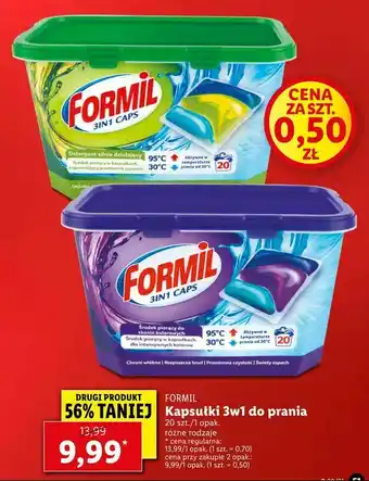 Lidl Kapsułki 3w1 do prania oferta