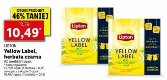 Lidl Yellow Label, herbata czarna oferta