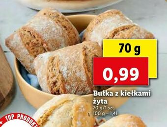 Lidl Bułka z kiełkami żyta oferta