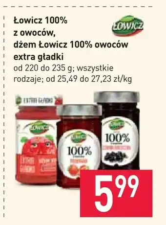 Stokrotka Łowicz 100% z owoców, dżem Łowicz 100% owoców extra gładki oferta