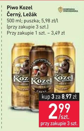 Stokrotka Piwo Kozel Černý, Ležák oferta