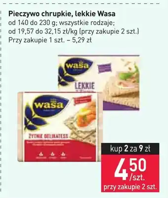 Pieczywo chrupkie, lekkie Wasa