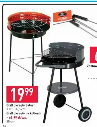 Stokrotka Grill okrągły saturn na kółkach oferta