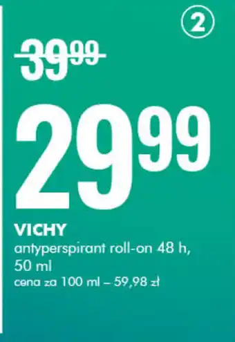 SuperPharm Vichy antyperspirant roll-on 48h 50ml oferta