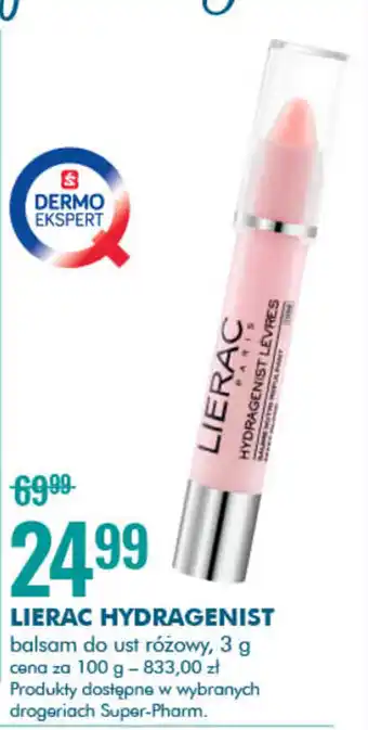 SuperPharm Lierac Hydragenist balsam do ust 3g oferta