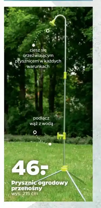 Netto Prysznic ogrodowy przenośny oferta