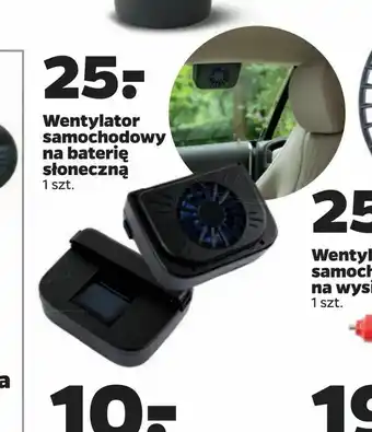 Netto Wentylator samochodowy na baterię słoneczną oferta