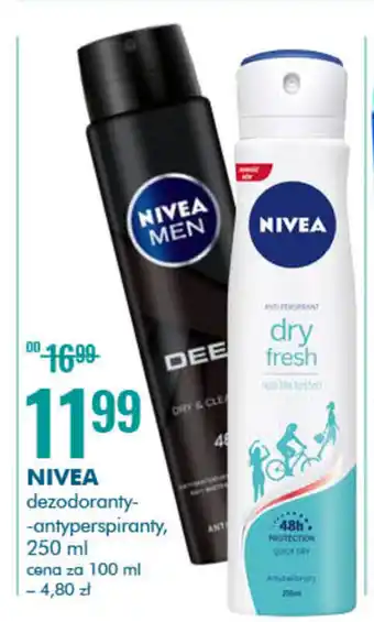 SuperPharm Nivea dezodorant-antyperspirant 250ml oferta