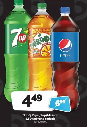 Delfin Napój Pepsi, Mirinda, 7Up 1,5l oferta