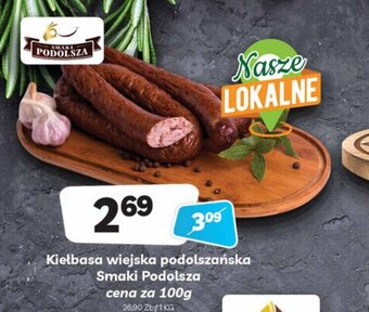 Delfin Kiełbasa wiejska podolszańska 100g oferta