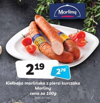 Delfin Kiełbasa morlińska z piersi kurczaka 100g oferta