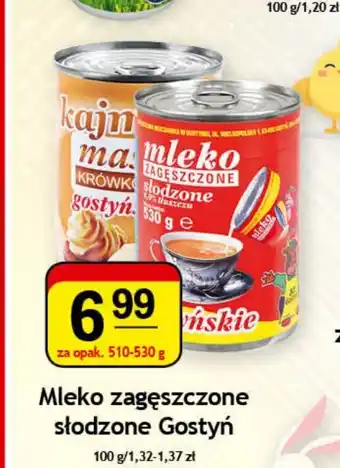 Gram Market Mleko zagęszczone słodzone Gostyń 510-530g oferta