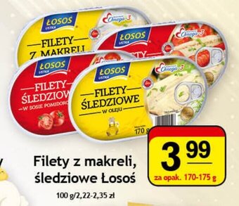 Gram Market Filety z makreli lub śledziowe Łosoś 170-175g oferta