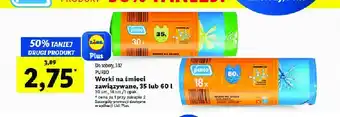 Lidl Worki na śmieci 35 l cytrynowe oferta