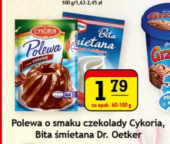 Gram Market Polewa o smaku czekolady Cykoria lub Bita śmietana Dr. Oetker 60-100g oferta